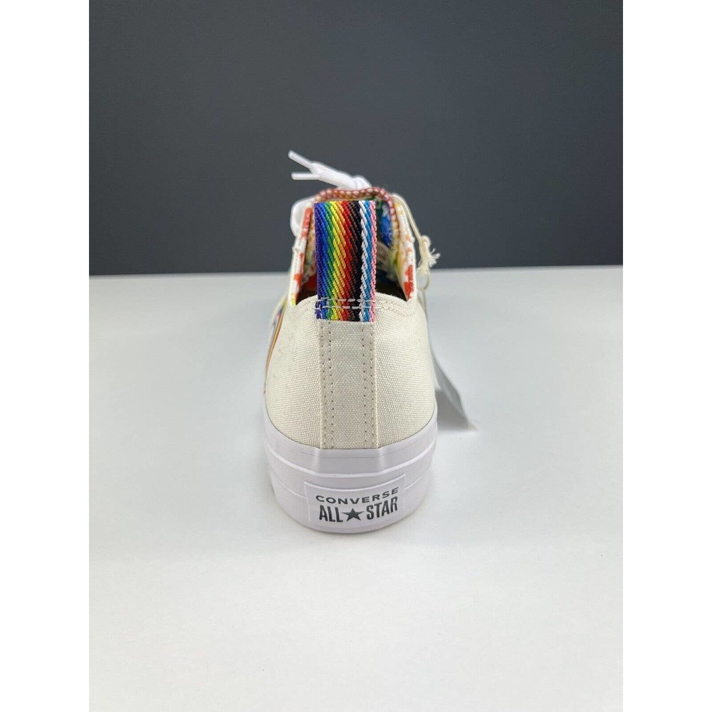 Converse Chuck Taylor All Star Lift Platform Low Pride Womens US 11.5 A02264C - Picture 2 of 6